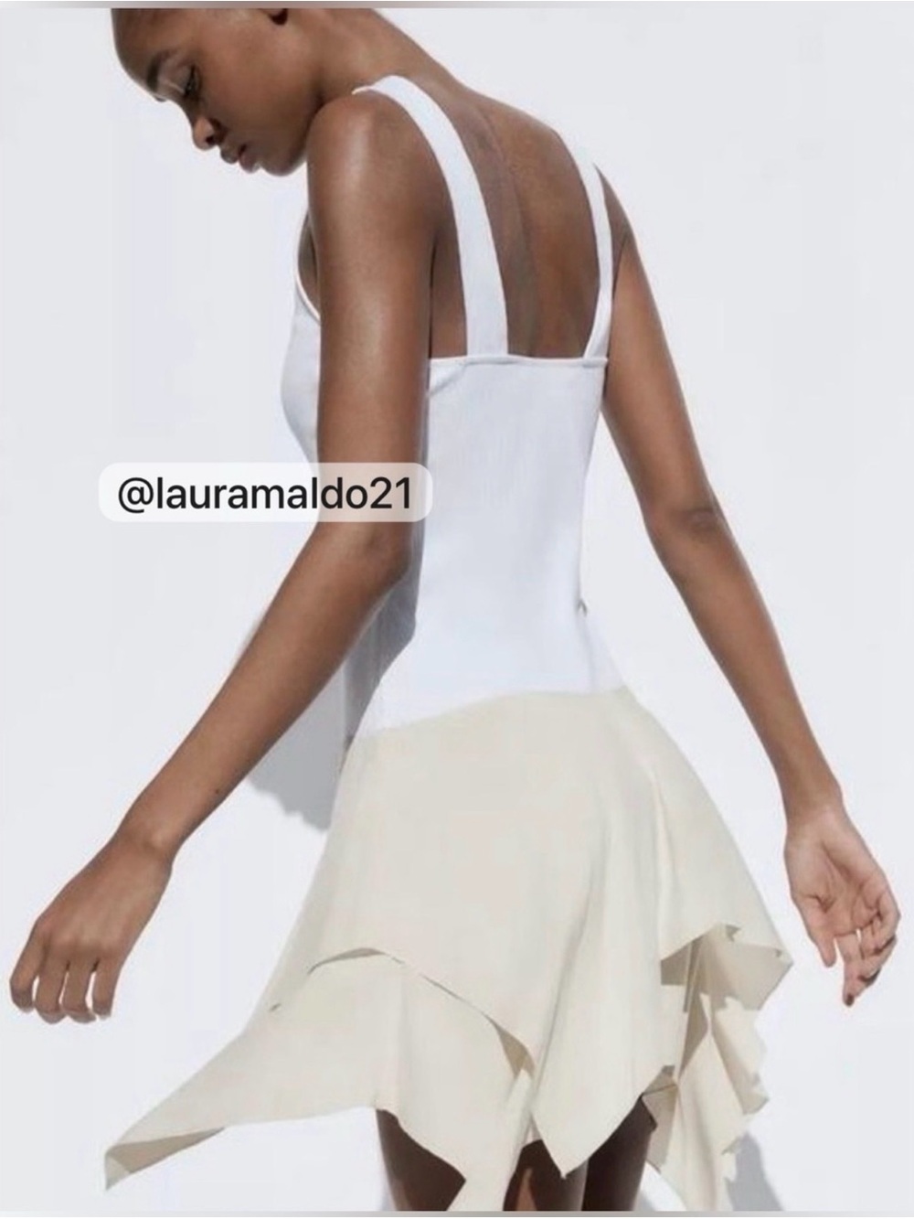 ZARA- asymmetrical skirt